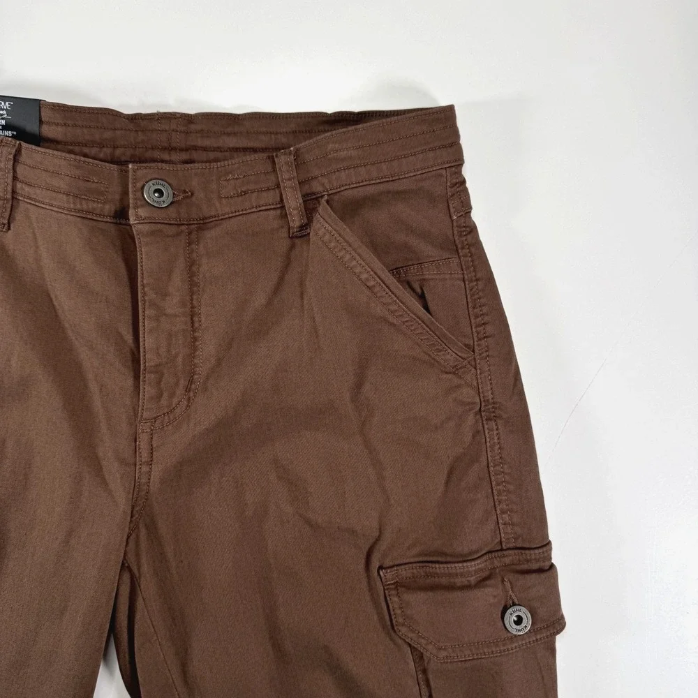 KUHL Kultivatr Joggr Stretch Twill Cargo Pant Womens 6 Regular Relaxed Brown UV‎